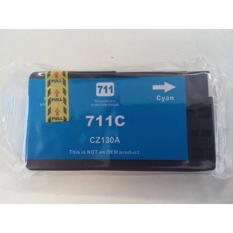 Cartuccia Compatibile Ciano Pigmentato Per HP 711 (CZ130A)