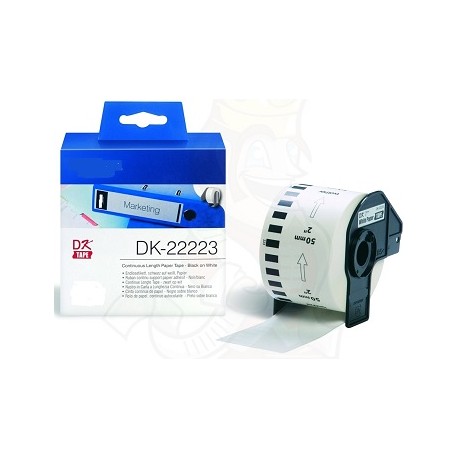 DK 22223 Rotolo Etichette 50mmX30.48m Bianco