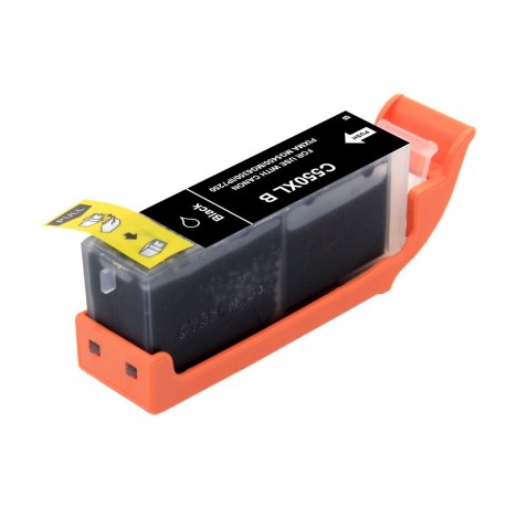 Cartuccia Compatibile Nera Pigmentata Con Chip Per Canon PGI-550BK