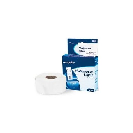 Nastro Etichette Dymo Compatibili S0722520 25mm x 13mm Bianco 1000pz