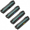 Multipack 4 Toner Per HP CF450A-CF451A-CF453A-CF452A (655a) Compatibili