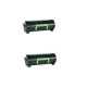 Bipack Toner Per Lexmark 60F2H00 (602H) Compatibili