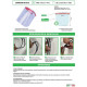 Visiera Protettiva in PVC confezione da 10 pezzi istruzioni